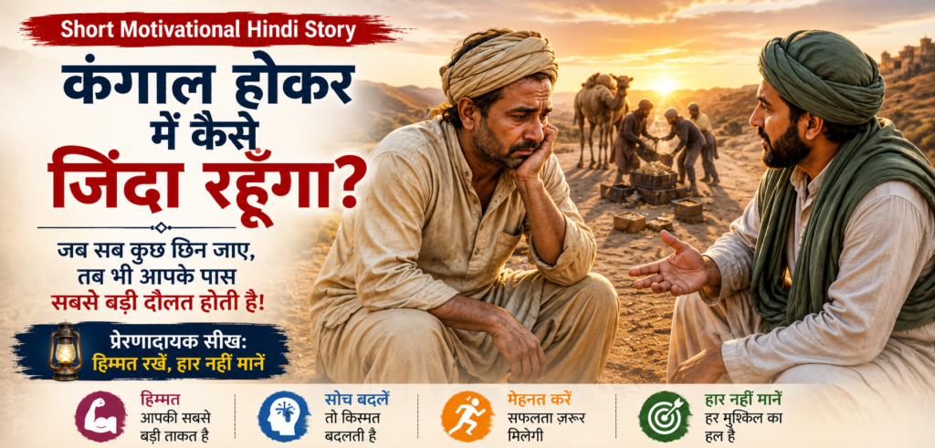 कंगाल होकर मैं कैसे जिंदा रहूँगा? | Short Motivational Hindi Story कंगाल होकर मैं कैसे जिंदा रहूँगा? प्रेरणादायक हिंदी कहानी