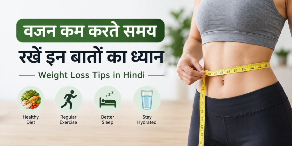 वजन कम करने के लिए Weight Loss Tips in Hindi