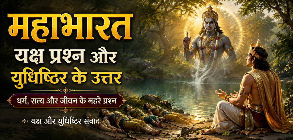 महाभारत : यक्ष प्रश्न और युधिष्ठिर के उत्तर | Mahabharata Yaksha Prashna in Hindi महाभारत यक्ष प्रश्न और युधिष्ठिर के उत्तर