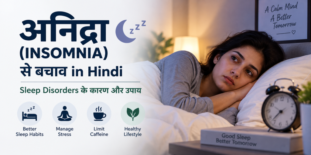अनिद्रा Insomnia से बचाव और अच्छी नींद के उपाय