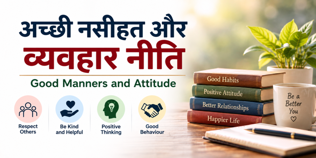 अच्छी नसीहत और व्यवहार नीति – Good Behaviour and Good Habits