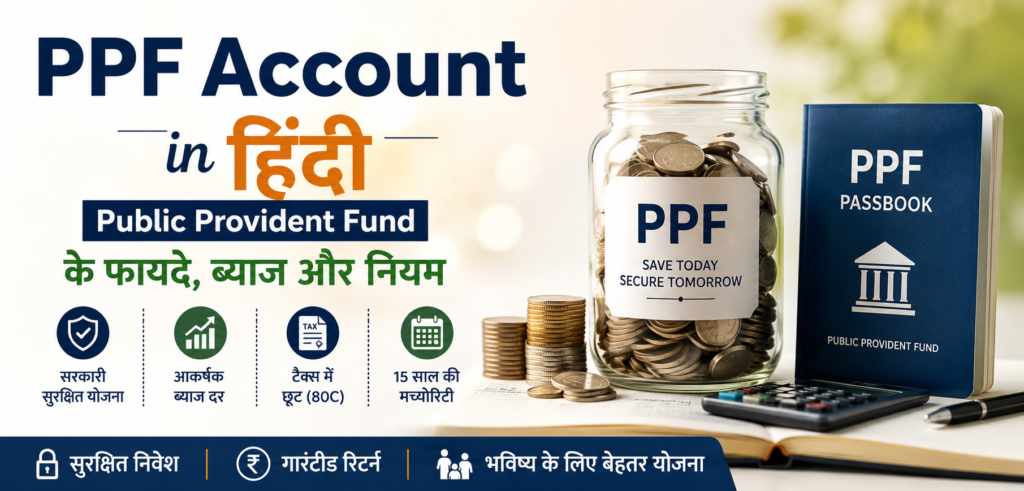 PPF Account in Hindi - Public Provident Fund के फायदे, ब्याज और नियम