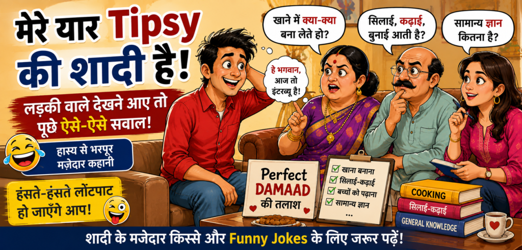 मेरे यार Tipsy की शादी है | Hindi Super Funny Joke मेरे यार Tipsy की शादी है | Hindi Super Funny Joke