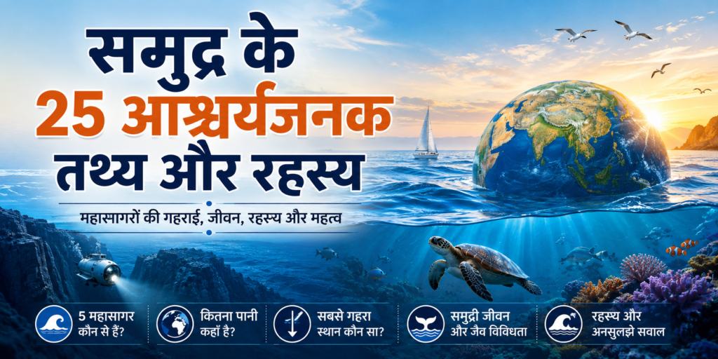 समुद्र के 25 आश्चर्यजनक तथ्य और रहस्य समुद्र के 25 आश्चर्यजनक तथ्य और रहस्य