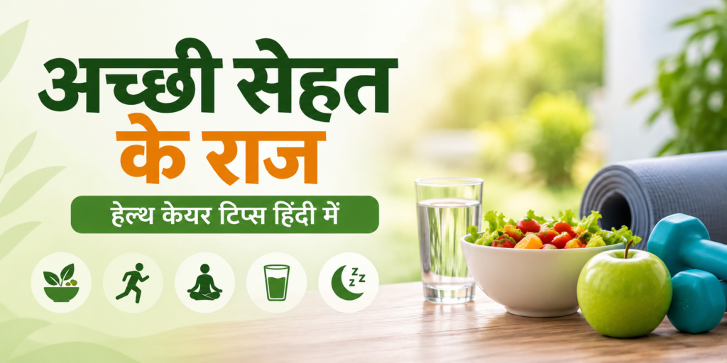 अच्छी सेहत के 15 आसान उपाय और स्वस्थ रहने के नियम अच्छी सेहत के राज – हेल्थ केयर टिप्स हिंदी में